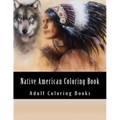 Native American Coloring Book For Adults: Beautiful One Sided Native American Designs