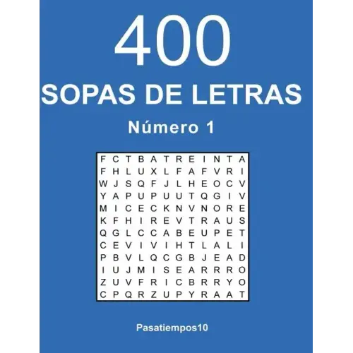 400 Sopas de letras en español - N. 1