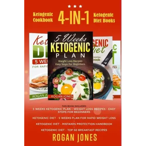 Ketogenic Cookbook: 4-in-1 Ketogenic Diet Books