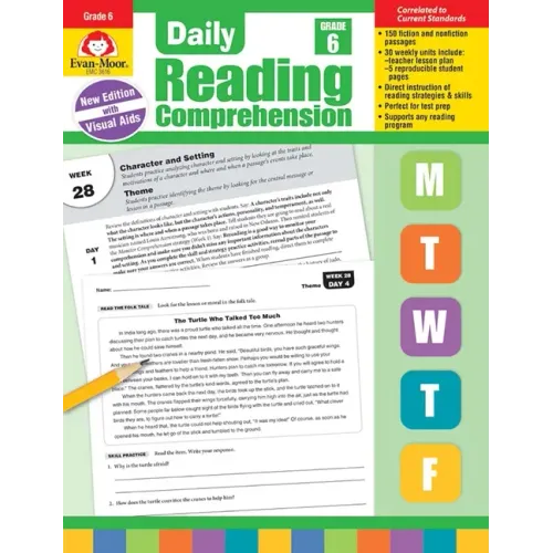Daily Reading Comprehension, Grade 6 Teacher Edition