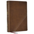 Kjv, Word Study Reference Bible, Leathersoft, Brown, Red Letter, Thumb Indexed, Comfort Print: 2,000 Keywords That Unlock the Meaning of the Bible