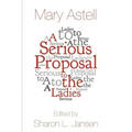 A Serious Proposal to the Ladies