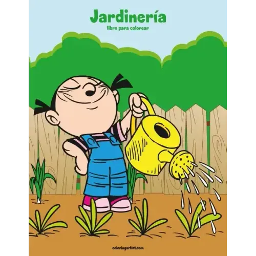 Jardinería libro para colorear 1