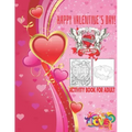 Happy Valentine's Day I Love You Activity Book For Adult: Romantic Valentine's Day Designs to Color Adult Coloring Book