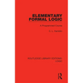 Elementary Formal Logic: A Programmed Course
