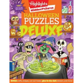 Halloween Puzzles Deluxe: Halloween Activity Book for Kids, 135 Glow-In-The-Dark Stickers, 96-Pages of Mazes, Puzzles with Halloween Crafts & Recipes