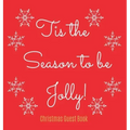 Christmas Guest Book (Hardcover): Merry Christmas guest book sign in, guest book christmas party, christmas eve guest book, party guest book, seasonal