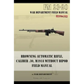 Browning Automatic Rifle, Caliber .30, M1918 Without Bipod: FM 23-20