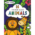 Stained Glass Coloring Animals
