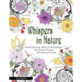 Whispers In Nature Adult Coloring Books: Stress Relieving Adult Coloring Pages with Fairies, Flowers & Feathered Friends
