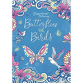 Butterflies and Birds: Inspriational Coloring Book for Adults
