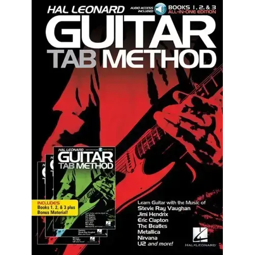 Hal Leonard Guitar Tab Method: Books 1, 2 & 3 All-In-One Edition! Book/Online Audio