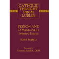 Person and Community: Selected Essays