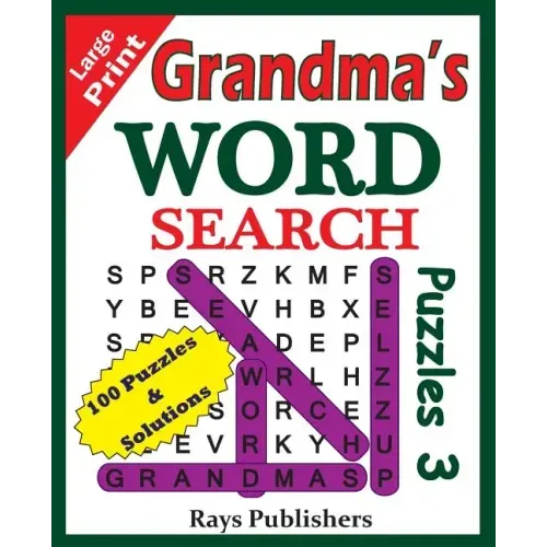 Grandma's Word Search Puzzles 3