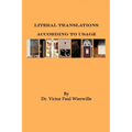 Literal Translations According to Usage