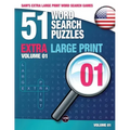 Sam's Extra Large Print Word Search Games: 51 Word Search Puzzles, Volume 1: Brain-stimulating puzzle activities for many hours of entertainment