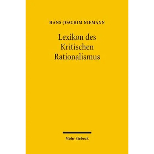 Lexikon Des Kritischen Rationalismus