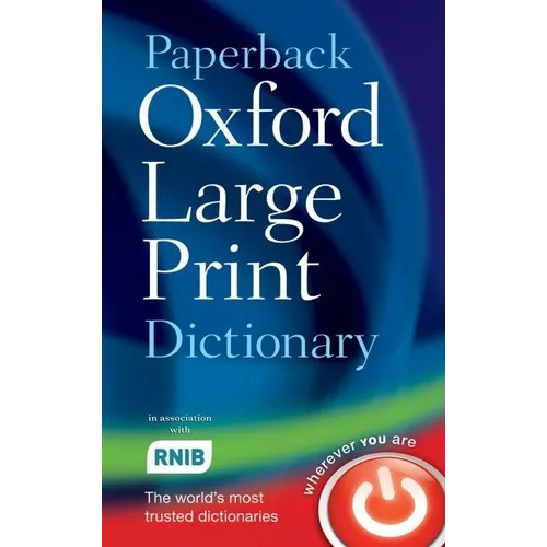 Paperback Oxford Large Print Dictionary