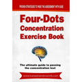 Four-Dots Concentration Exercise Book: The ultimate guide to passing the train driver attention test