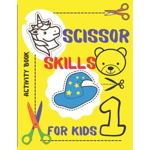 ACTIVITY BOOK: Age 3 to 5 years.Practice of cutting for children with scissors.Children 3,4,5 years old.Animals. Figures. Numbers.