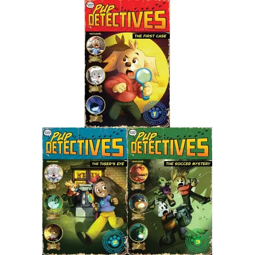 Pup Detectives the Graphic Novel Collected Set: The First Case; The Tiger's Eye; The Soccer Mystery