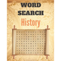 Word Search History: A Word Search History Puzzles Book for Everyone with a Huge Supply Giant Word Search Brain Workbook Games, Puzzles wit