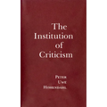 The Institution of Criticism
