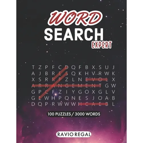 Word Search Expert 100 Puzzles 3000 Words: funny word search book large print - Hard brain games Puzzles for Men Women Adults Teens