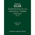 Variations on an Original Theme 'Enigma', Op.36: Study score