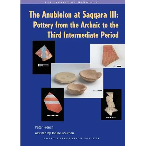 The Anubieion at Saqqara III: Pottery from the Archaic to the Third Intermediate Period