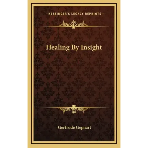 Healing by Insight