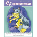 Adult Coloring Book: 40 Purrtastic Cats, Stress Relieving Coloring Pages For Adults By ColoringCraze
