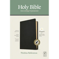 NLT Thinline Reference Bible, Filament Enabled Edition (Red Letter, Genuine Leather, Black, Indexed)