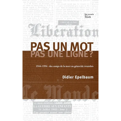Pas un mot, pas une ligne ?