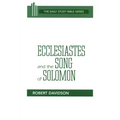 Ecclesiastes & Song of Solomon (DSB-OT)