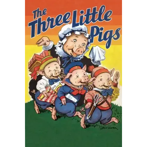 The Three Little Pigs - Shape Book