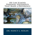 101 Law School Personal Statements That Made a Difference