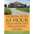 FLORIDA RETO 63 hours sales associate pre licensing course