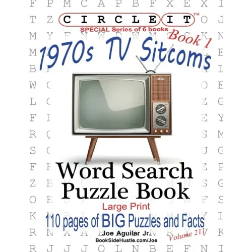 Circle It, 1970s Sitcoms Facts, Book 1, Word Search, Puzzle Book
