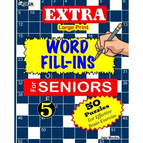 EXTRA Large Print WORD FILL-INS FOR SENIORS: Vol 5