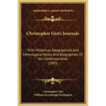 Christopher Gist's Journals: With Historical, Geographical and Ethnological Notes and Biographies of His Contemporaries (1893)