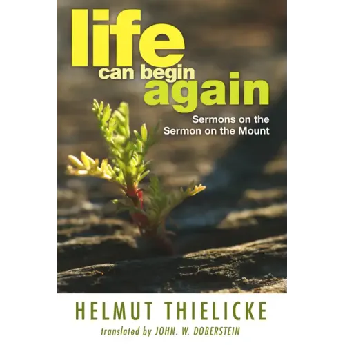 Life Can Begin Again