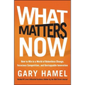 What Matters Now