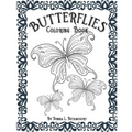 Butterflies Adult Coloring Book