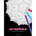 50 Mandala Coloring Book For Adult Relaxation: 50 Creative Coloring Pages For Meditation, Relaxing, Stress Relieving And Happiness (Large Page 8.5"x8.