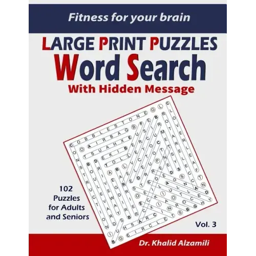 Fitness for your brain: Word Search With Hidden Message: Train your brain anywhere, anytime! - 102 Puzzles for Adults and Seniors