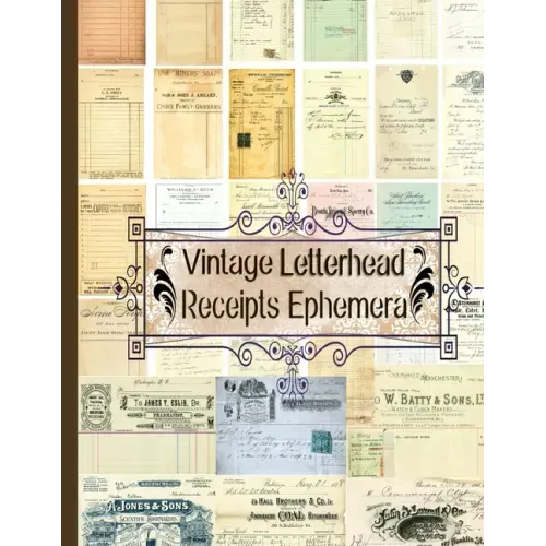 Vintage Letterhead Receipts Ephemera