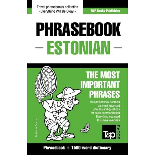 English-Estonian phrasebook & 1500-word dictionary