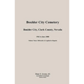 Boulder City, Cemetery, Volume 3