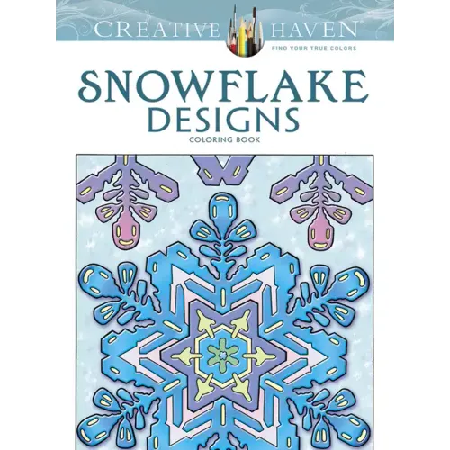 Creative Haven Snowflake Designs Coloring Book